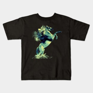 cowboy ghost rider Kids T-Shirt